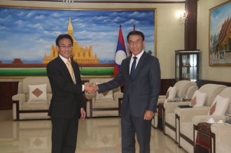 Acting Head of LPRPCC Receives Japanese Ambassador to Strengthen Lao-Japan Strategic Partnership